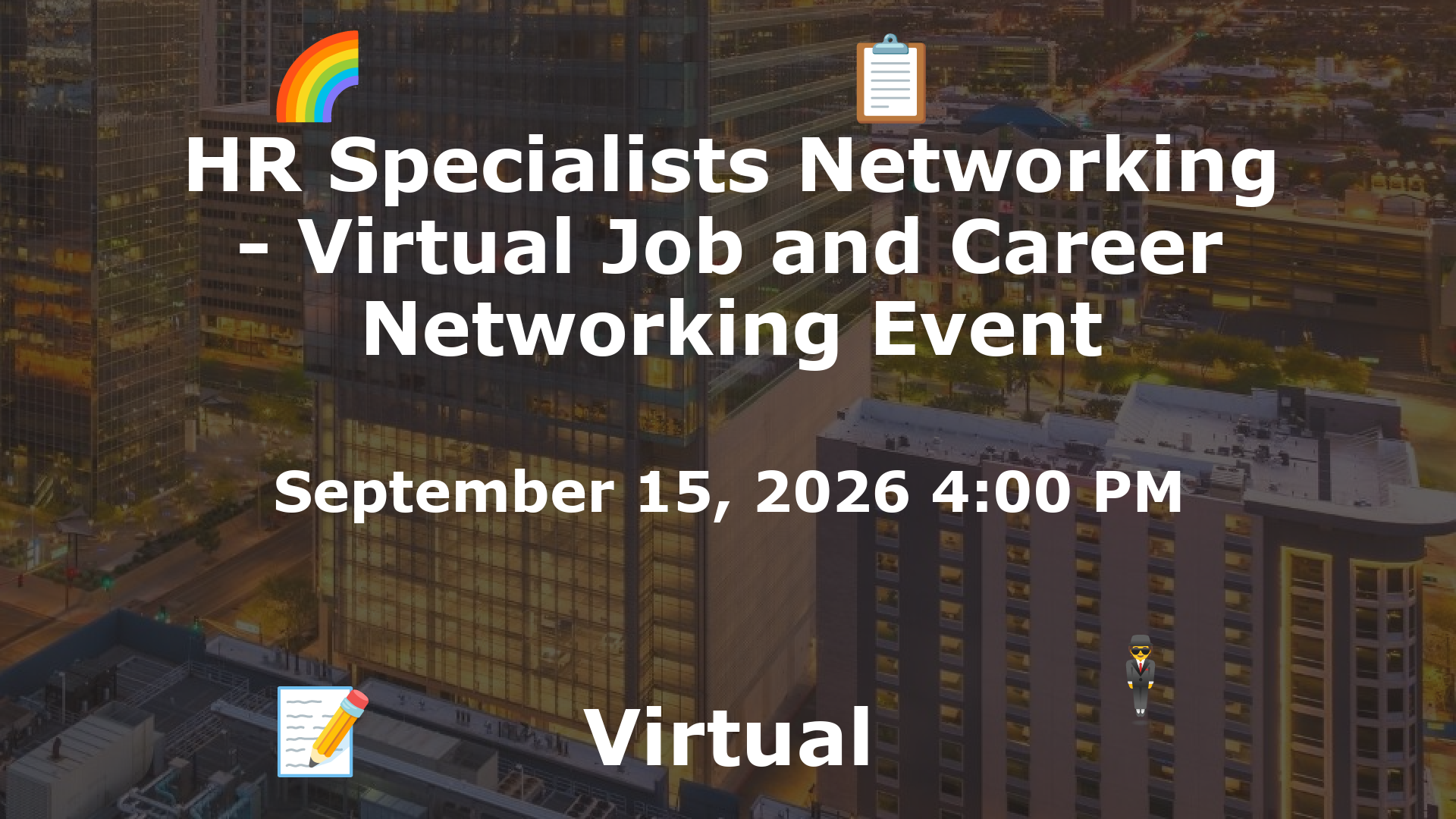 HR Specialists Networking - Virtual Job and Career Networking Event event image